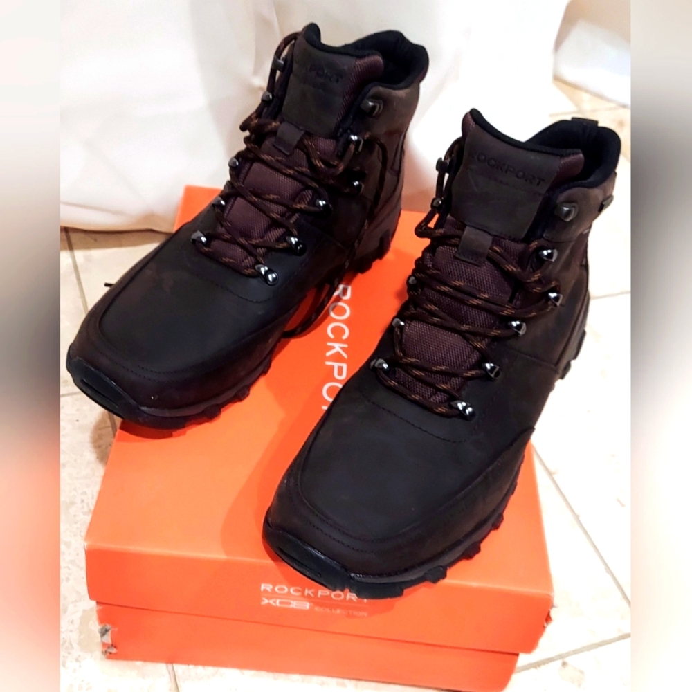 Rockport Men's Boots 10 W Brown - Brand New